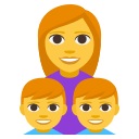 👩‍👦‍👦